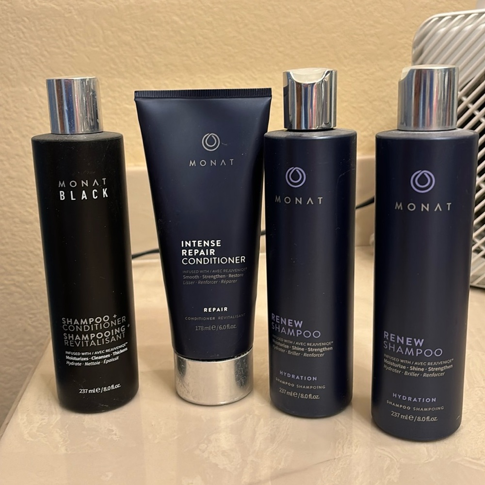 Monat shampoo and conditioner
